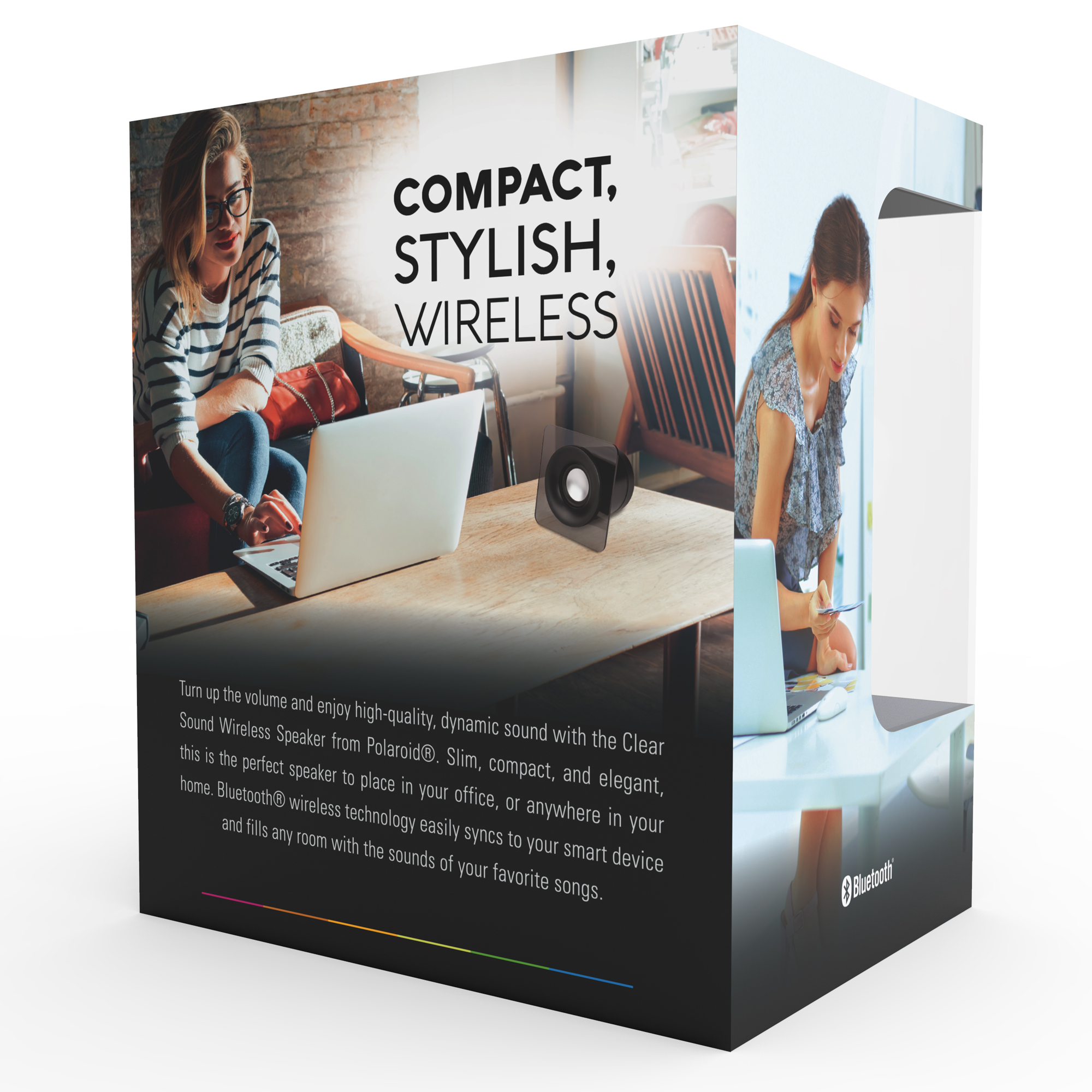 polaroid decor acoustics wireless speaker