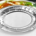 thumbnail image 2 of Unatoiry Plateaux en Aluminium 10 Pcs Non Toxiques et Réutilisables pour la Cuisson et les Buffets, Convenant au Milieu Argenté 10, 2 of 6