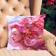 thumbnail image 5 of Cuadros Decorativos Kits de funda de almohada de punto de cruz DIY con estampado de sirena rosa de 11 quilates, funda de cojín Likrtyny embutido en tela, 5 of 9