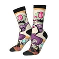 thumbnail image 2 of Invader Zim Dib Gaz Adult Socks Breathable Cozy Soft Crew Socks Novelty Casual Calf Stockings For Men Women, 2 of 8