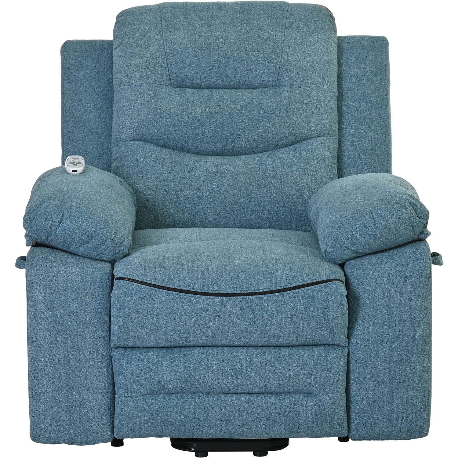 Kepooman Massage Recliner, Power Lift Chair for Elderly with Adjustable Massage and Heating Function, Recliner Chair with Infinite Position and Side Pocket, Blue Kepooman Massage Recliner, Power Lift Chair for Elderly with Adjustable Massage and Heating Function, Recliner Chair with Infinite Position and Side Pocket, Blue