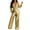 Gold, variant on Aayomet Womens Jumpsuits Women Long Sleeve V Neck Jumpsuits Slim Fit Nightclub Style Long Sleeve Wide Leg Jumpsuit,Purple XL
