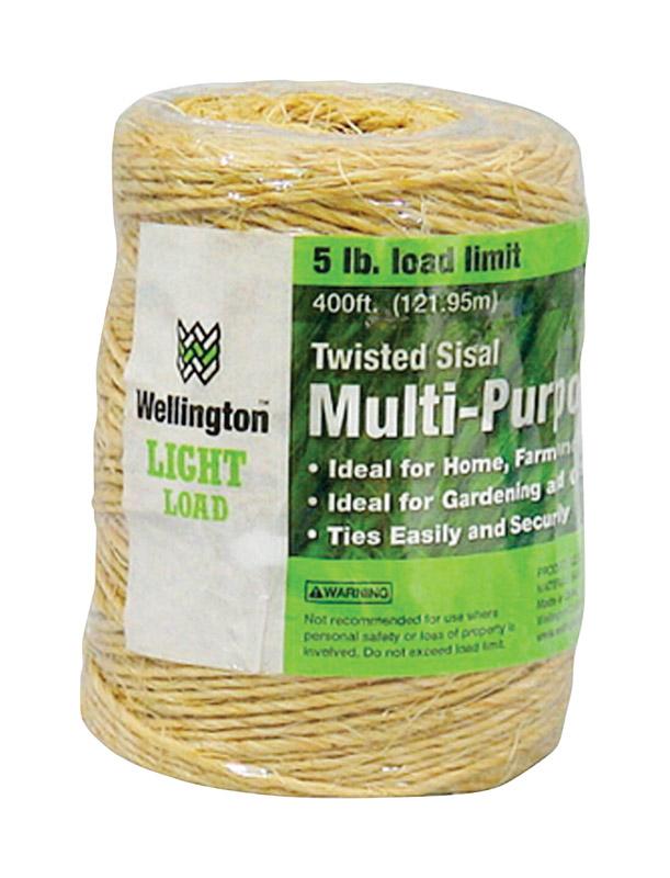 3PC Wellington 400 ft. L Natural Twisted Sisal Twine