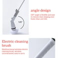 thumbnail image 4 of Toystoory Depurador giratorio eléctrico con mango de extensión, cepillo de limpieza inalámbrico para baño, fregona portátil, suministros de Suministros de limpieza para el hogar, 4 of 6