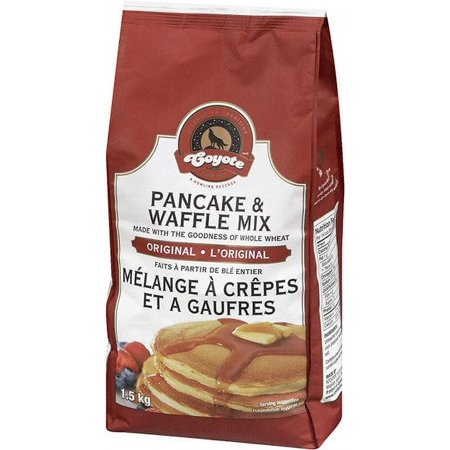Coyote Original Pancake & Waffle Mix, 1.5kg/3.28 lbs., {Imported from Canada}