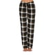 thumbnail image 4 of WILLBEST Pantalones Casuales para Mujer, Cómodos Pijamas de Cuadros con Pierna Ancha, Pantalones Largos de Yoga para Un Estilo Versátil de Día y Noche y Relajación. Extra Grande, 4 of 6