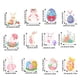 thumbnail image 3 of Conjunto de adornos colgantes en espiral para Pascua: conejitos y huevos para decorar fiestas de Pascua y celebraciones primaverales., 3 of 7