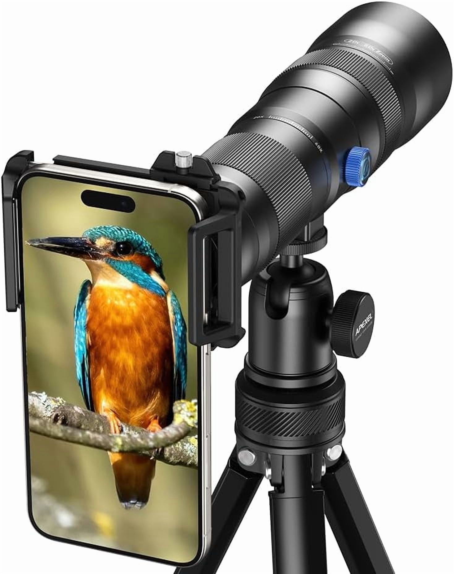 Apexel 20-60X Zoom Telephoto Lens, High Power HD Telephoto Phone