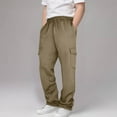 thumbnail image 7 of Sweatpants For Boys Girls 6-15 Years Athletic Workout Athletic Activewear Quick Dry Breathable Kids' Soft Sweatpants With Drawstring And Pockets Casual Pants, 7 of 7