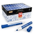 thumbnail image 1 of ARTEZA Dry Erase Markers, Bulk Pack of 36, Chisel Tip, Blue Color with Low-Odor Ink, Whiteboard Pens, 1 of 4