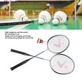 thumbnail image 3 of Badminton Rackets Set, Aluminum Alloy Lightweight Comfortable Grip Badminton Set Adult Primary Professional Badminton Racket for Outdoor Indoor Sports, 3 of 9