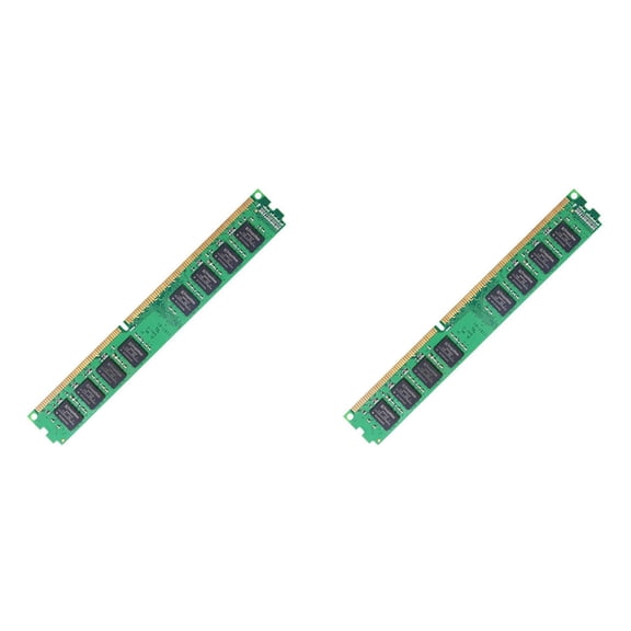 2X DDR3 2GB 1333MHz Desktop Memory RAM PC3-10600 1.5V 240 Pin DIMM Computer Memory Compatible with 1066,2 x RAM Memory,Green
