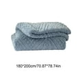 thumbnail image 3 of FeiFu Blanket Thick Layer Office Nap Cover Solid Color Gift Bed Cover Summer Blanket Throw Soft Material Sofa Protector Living Room, 3 of 5