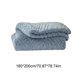 thumbnail image 3 of Hogar y cocina, Ropa de cama, Mantas y plaids, Manta de tafetán reversible, manta gruesa, manta para la siesta en la oficina, manta de regalo de color liso, manta de cama de verano, manta de poliéster, 3 of 6