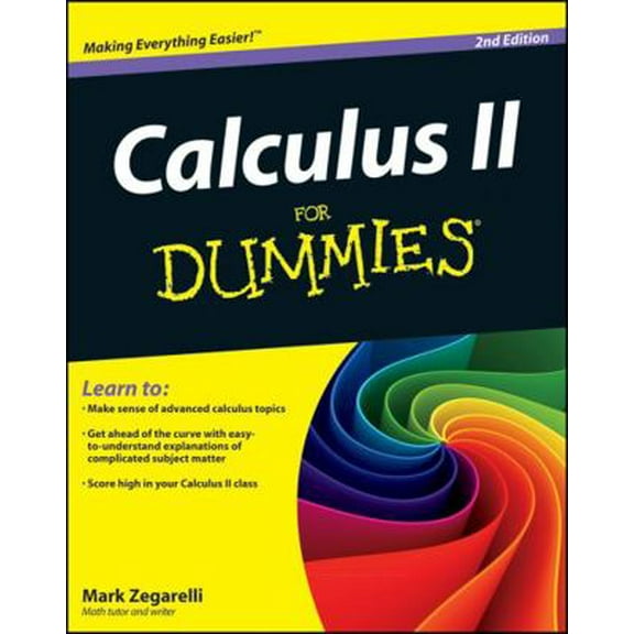 Pre-Owned Calculus II For Dummies, 2nd Edition (Paperback) 111816170X 9781118161708
