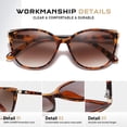 thumbnail image 3 of Lentes de Sol Colrea Tendencia de Ojo de Gato CL22017 UV400 para Mujer, 3 of 6