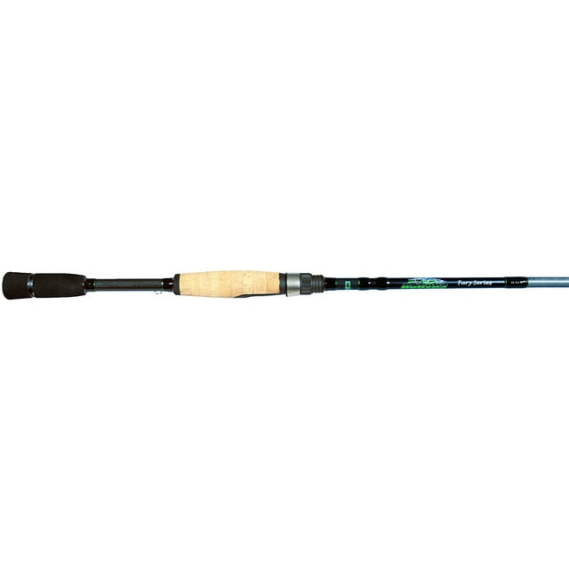 Dobyns Rods Fury Series Canne à Pêche Spinning à Action Rapide de Puissance Moyenne 7 Pieds Noir/gris