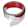 thumbnail image 1 of Bisel de Pared de Metal Uxcell 13.1 pies x 2.36" Autoadhesivo de Acero Inoxidable, Plateado, 1 of 6