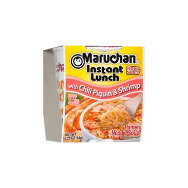 Maruchan Instant Lunch Noodle Soup with Chili Piquin & Shrimp 2.25 oz Shelf Stable Cup