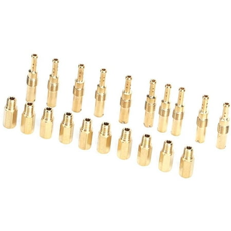 Set 20 Ugelli Carburatore Keihin OKO KOSO PE PWK - Getto Lento E Principale Per Motori 2T/4T - Foto 3