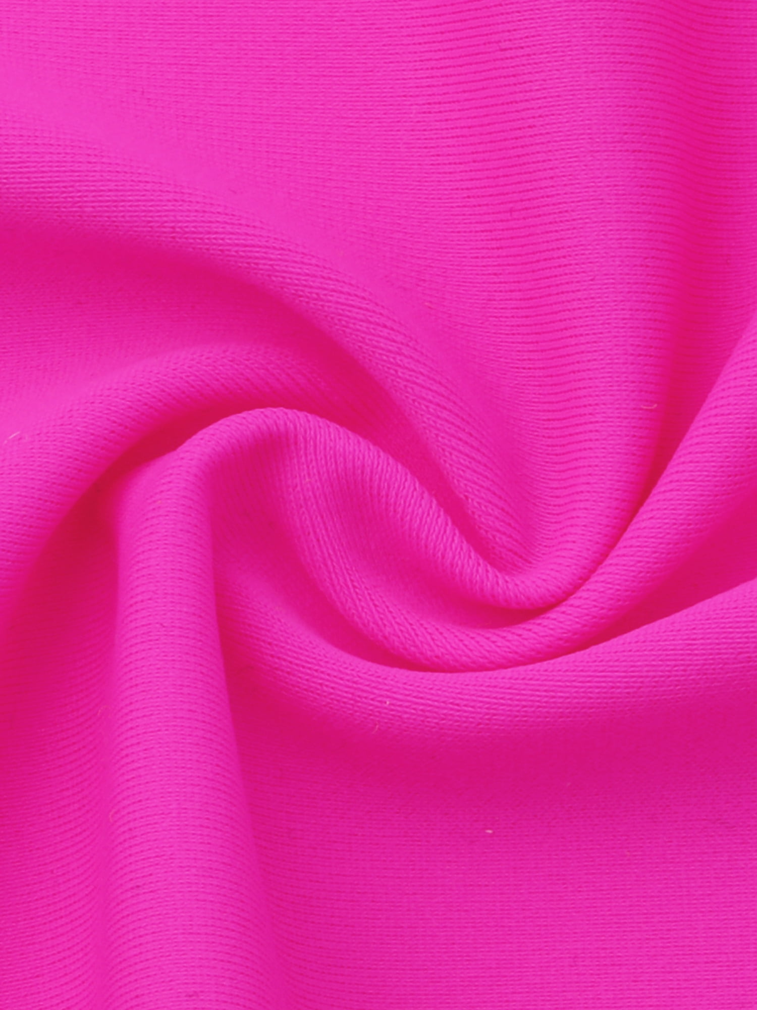 DARING DIVA Plus Size Tummy Control Cutout High Waisted Swimwear 3X Hot Pink