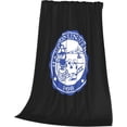 thumbnail image 3 of Hampton University Logo Fleece Blanket, Very Soft Microfiber Flannel Blanket for Couch Warm and Cozy for All Seasons, 3 of 6