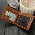 thumbnail image 3 of Grtxinshu Creative Men Wallet - US Dollar Bifold Wallet PU Leather Short Purses Male Cards Wallets Notecase For Men & Boys Gifts Dark Brown, 3 of 6