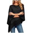 thumbnail image 5 of Cxenplz Womens Sheer Poncho Tops Lightweight Pullover Shawls Wraps Mesh Shrug Bolero Swimsuit Cover Up Summer Beachwear, 5 of 5