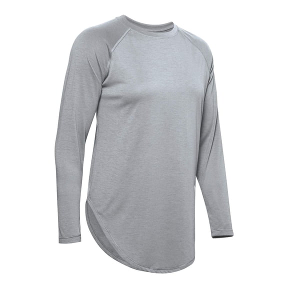 Under Armour Women's UA Open Back Shirt Steel Light Gray XS 1325873-035