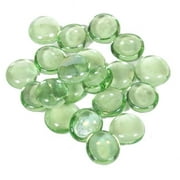 Dagan  0.75 in. Fire Beads, Light Green Iridescent