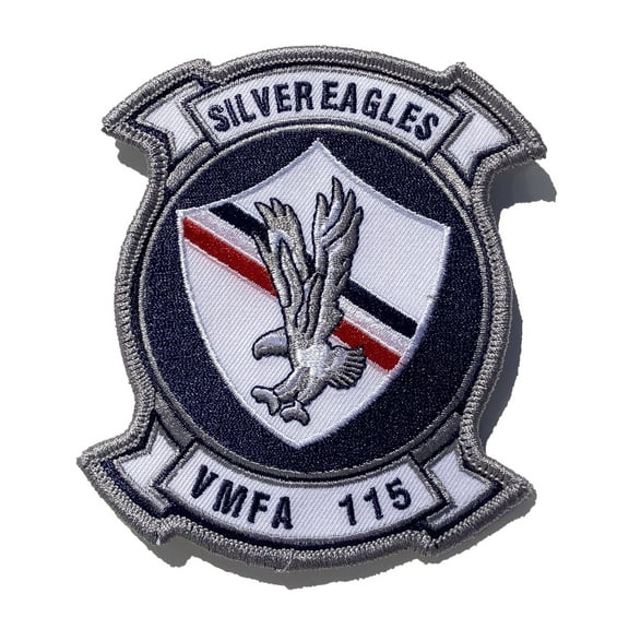 VMFA-115 Silver Eagles Squadron Patch – Sew On
