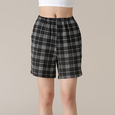 GZWYHT Shorts for Women Summer Shorts for Women Women Pajama Shorts Comfy Lounge Bottom Stretch Strip Sleepwear Drawstring Sleep Shorts Lounge Shorts Women Flowy Pants Q XL