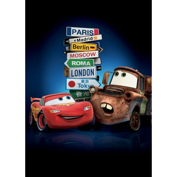 Cars 2 Poster 24Inx36In Entertainment Decor Art Poster 24x36 Unframed, Age: Adults, Rectangle Best Posters