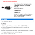 thumbnail image 2 of Front Strut and Coil Spring Assembly - Compatible with 2015 - 2020 GMC Yukon XL 2016 2017 2018 2019, 2 of 2