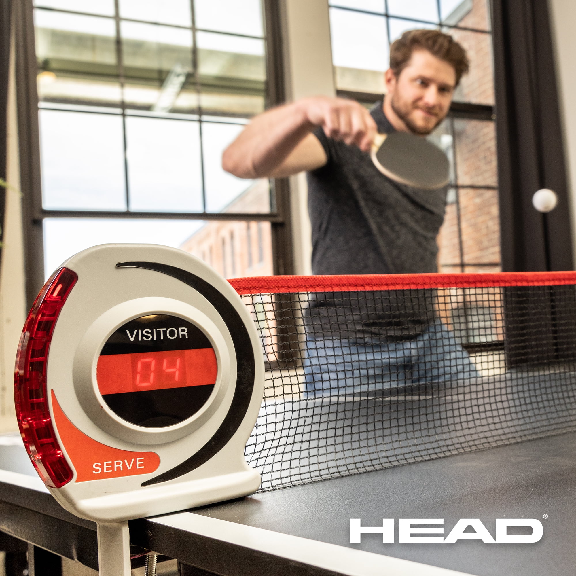 HEAD Easy Setup Ping Pong Table with Electronic Scorer
