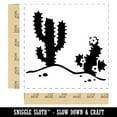 thumbnail image 2 of Saguaro Cactus Succulent Desert Southwest Self-Inking Rubber Stamp Ink Stamper - Blue Ink - Large 1-1/2 Inch, 2 of 7