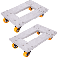 thumbnail image 2 of Tcbosik 2 Pack Furniture Movers Dolly with Wheels, Heavy Duty Moving Dolly Cart with Aluminum Frame, 800 lbs Capacity, Silver, 2 of 8