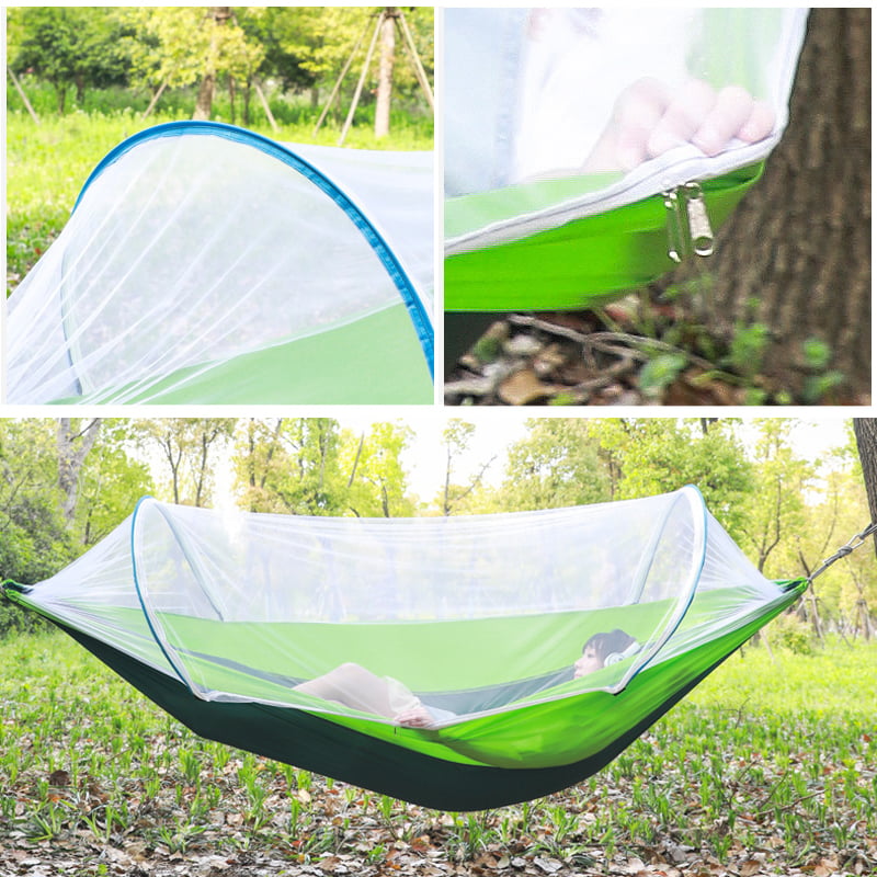 Portable 260x150cm Hammock Bed Double Nylon Camping Hanging Travel 