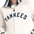 thumbnail image 3 of Men's Starter White New York Yankees The Captain Cooperstown Logo Full-Zip Varsity Jacket, 3 of 3