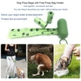 thumbnail image 5 of Loooontye 6 Rolls Pet Plastic Bag Pet Garbage Bag Dog Pickup Garbage Bag Cat Pickup Pet Supplies, Green Paw Print, 90 Bags, 5 of 5