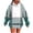 Light Blue, variant on Womens Sweatshirts Two Tone Buffalo Plaid Color Block Long Sleeve Pullover Sweatshirts Soft Loose Fit Womens Activewear with Front Pocket Loungewear for Women