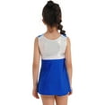 thumbnail image 3 of vastwit Girls Shiny Sequins Dance Dress with Shorts Tennis Golf Set Workout Gym Training Sportswear Royal Blue 8, 3 of 7