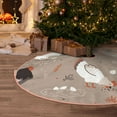 thumbnail image 5 of Sikiie Chicken Nativity Christmas Tree Skirt, Jesus Christian Winter Holiday Tree Mat Decoration(30-48IN), 5 of 6