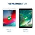 thumbnail image 2 of Tech Armor HD Clear Film Screen Protector Designed for Apple iPad Air 3  2019  , iPad Pro 10.5 Inch  2017  2 Pack, 2 of 7