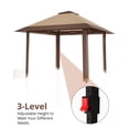 thumbnail image 2 of BouPower 13x13 Pop Up Canopy Gazebo,Canopy Tent,Outdoor Gazebo for Backyard & Patio Furniture,Pop Up Tent with Mosquito Netting & Double Roof for Backyard,Garden,Parties,Lawns,Outdoor and BBQs, 2 of 9