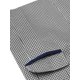thumbnail image 3 of Chaqueta Casual Para Hombres PatrÃ³n De Pata De Gallo Hombros Acolchado Blazer De Dos Botones Azul Marino 50 Unique Bargains Blazer, 3 of 7
