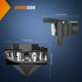 thumbnail image 3 of Fog Lights Compatible with Ford Mustang 1999-2004 1999 2000 2001 2002 2003 2004 Fog Light Replacement,with 880 12V 27W Halogen Bulbs(OE Style Clear Lens with Bulbs), 3 of 7