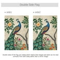 thumbnail image 3 of Peacock on Tree Garden Flag House Banner 28" x 40" Double Sided Outdoor Yard Decoration, 3 of 6