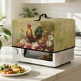thumbnail image 2 of TSOVTHRID Rooster Chicken Flower Print Countertop Microwave Cover Stain-Resistant Convection Oven Cover Dust-Proof Toaster Oven Protector for Home Decor, 20.9"W x 15.7"D x 12.4"H, L, 2 of 7