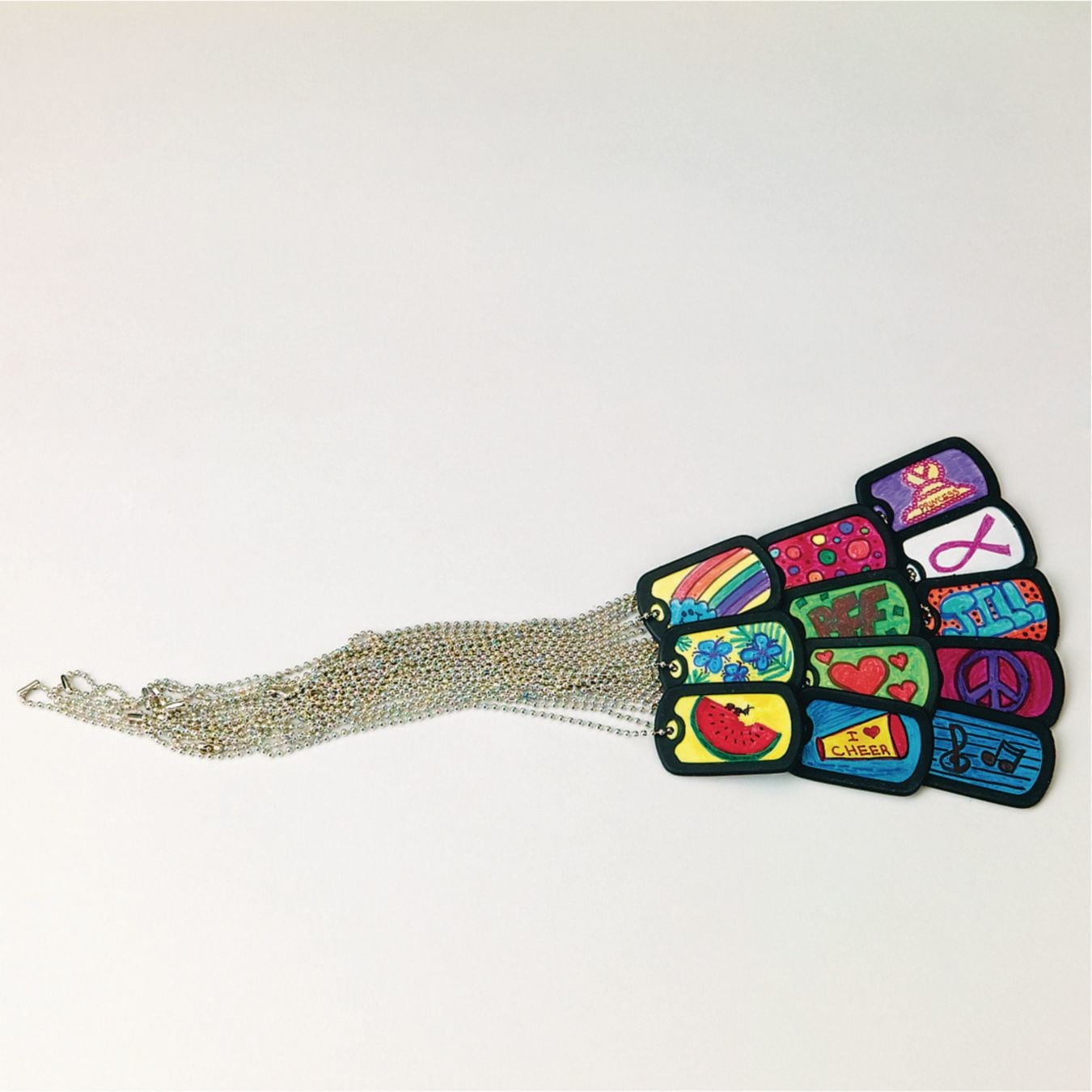 Dog Tag Necklaces Craft Kit (Pack of 12)